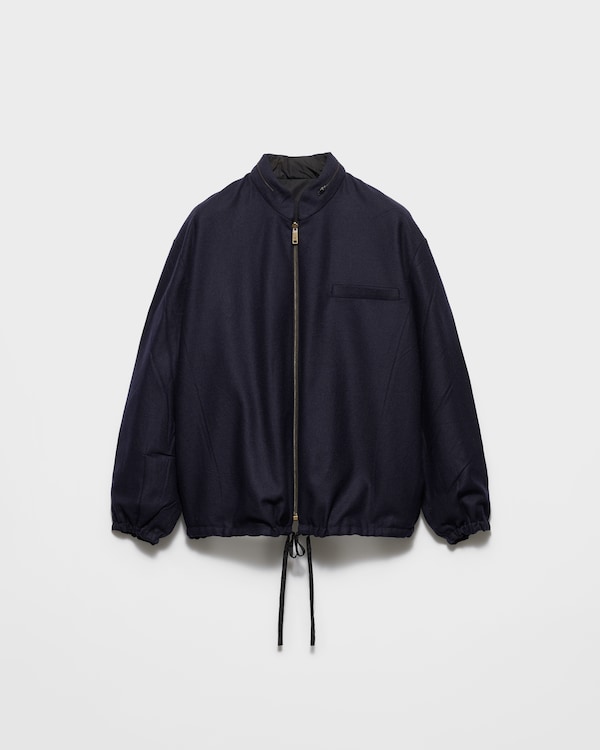 Re-Wool blouson - Navy Re-Wool blouson - Navy