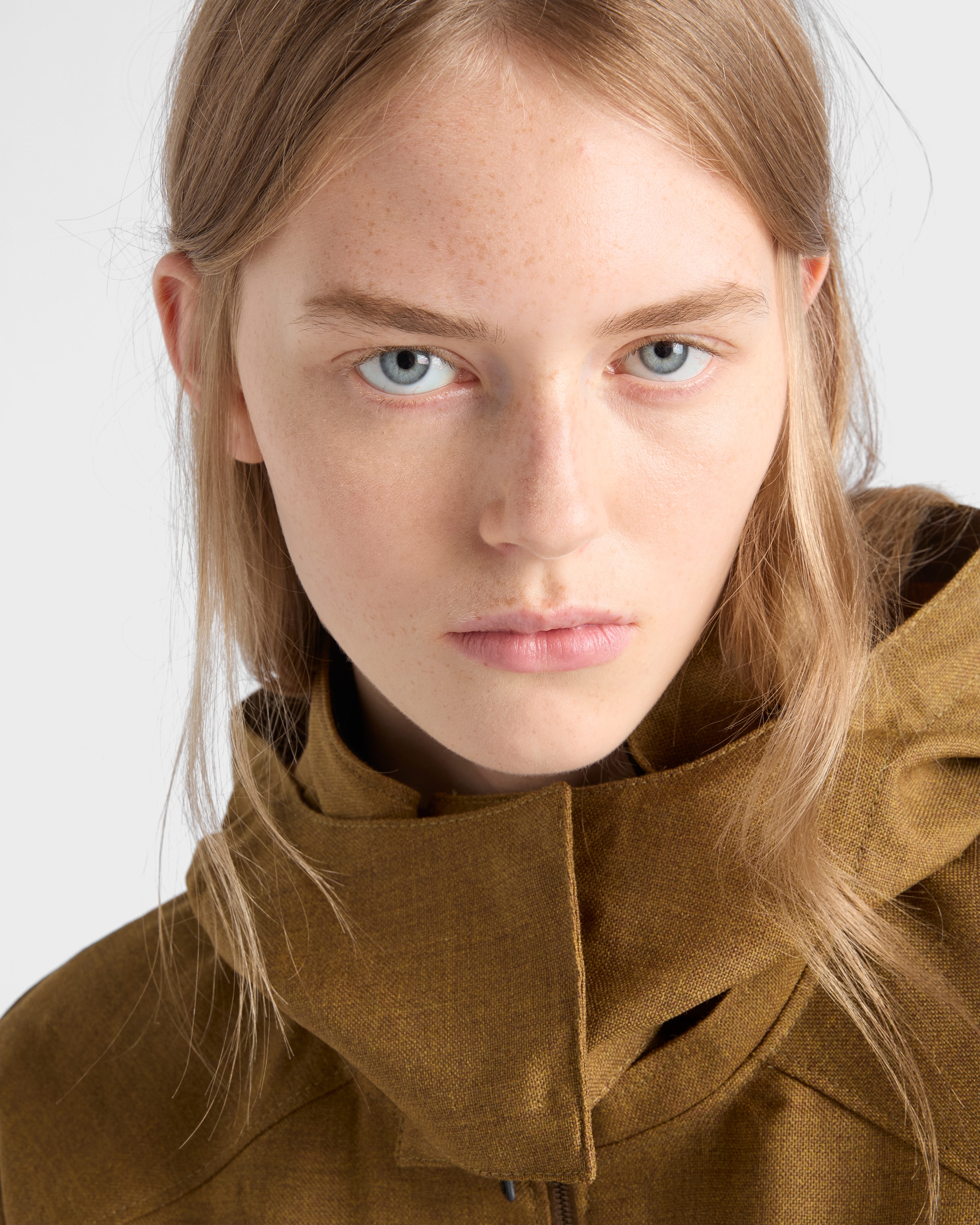 Cinnamon Mélange Hopsack Wool Jacket | PRADA