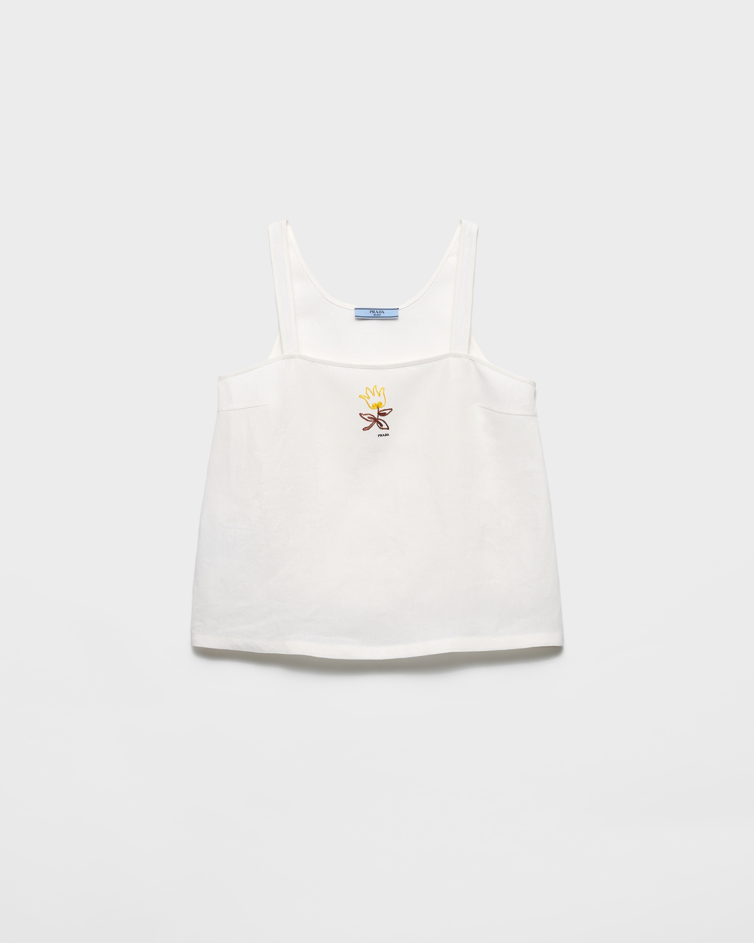 トップス PRADA Amaranth/Blue Long-sleeved striped jersey T-shirt | PRADA - United
