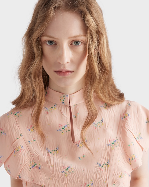 توب بونجيه بنقشة زهور توب بونجيه بنقشة زهور