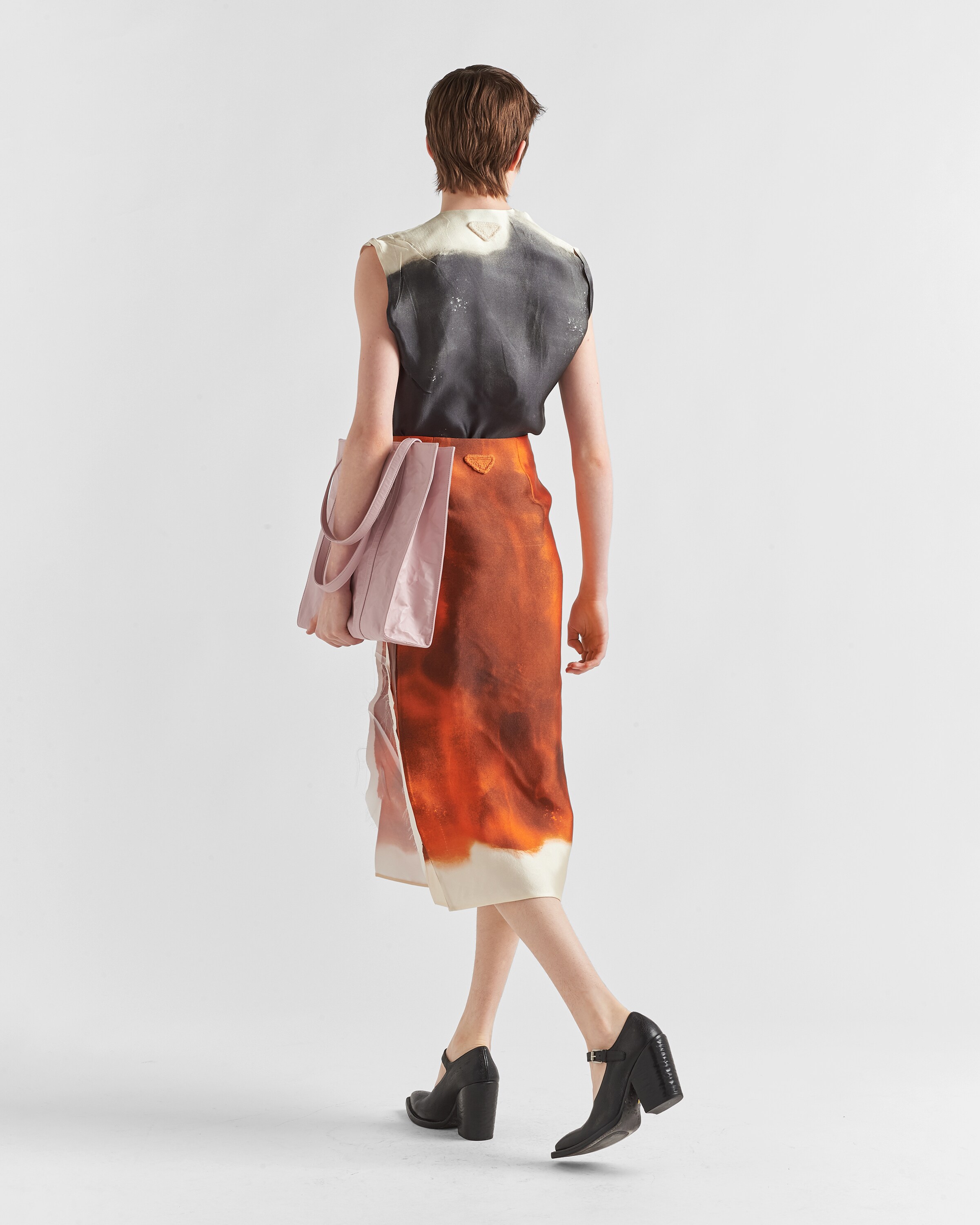 Prada Printed satin top 5