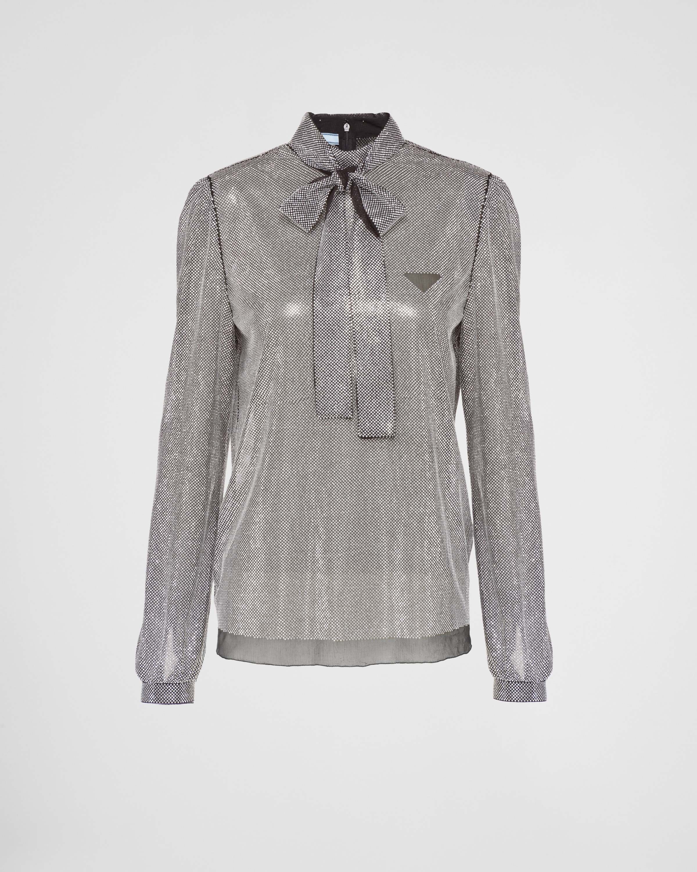 Prada silver top clearance