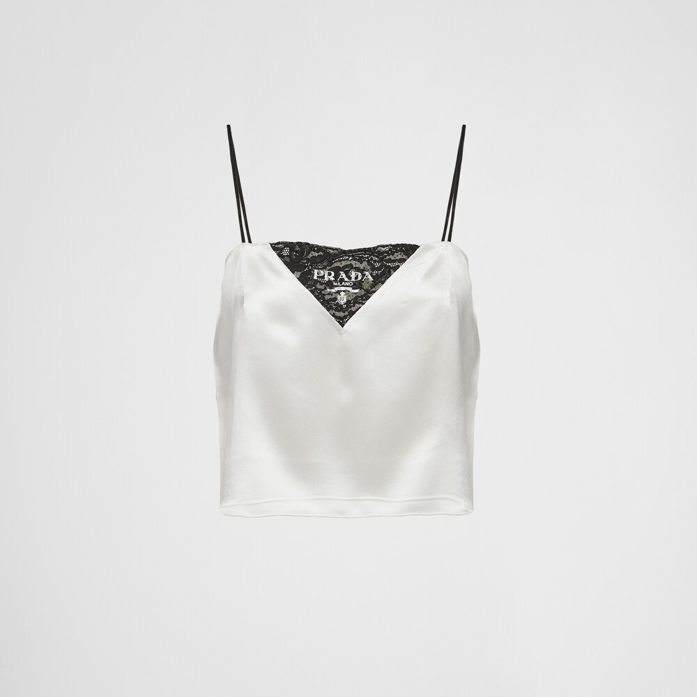 Prada Haut en crêpe de satin 1