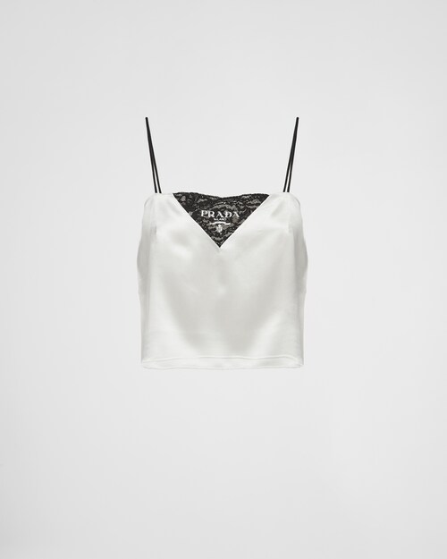 Prada Haut en crêpe de satin 1