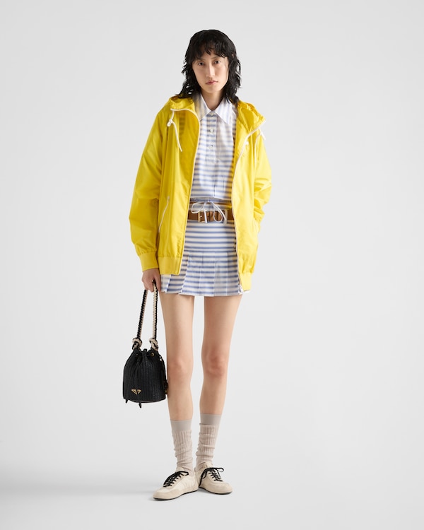 Striped old poplin polo shirt Striped old poplin polo shirt