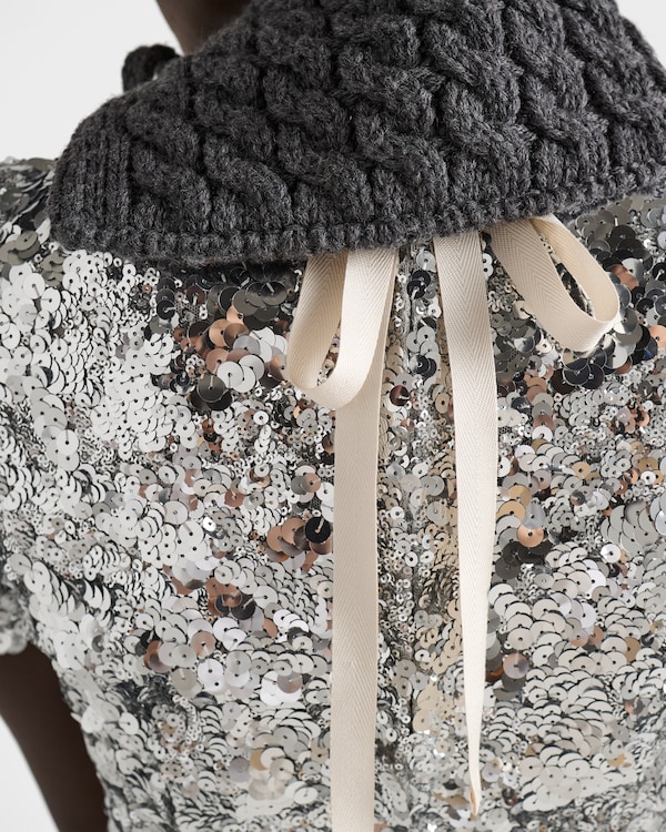 Embroidered sequin top Embroidered sequin top