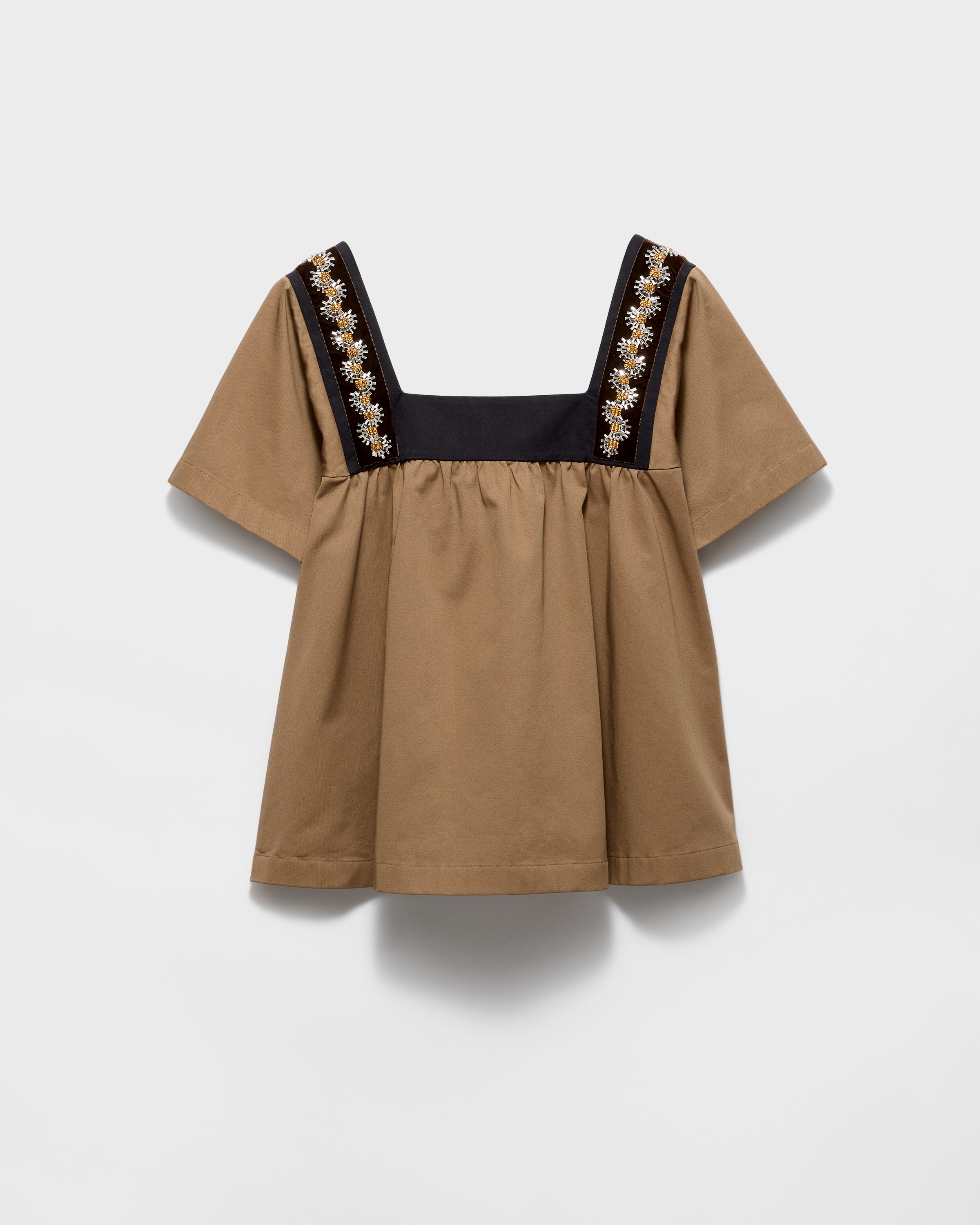 プラダ ビジュー ブラウス 36美品 Women's Shirts And Tops | PRADA - Japan