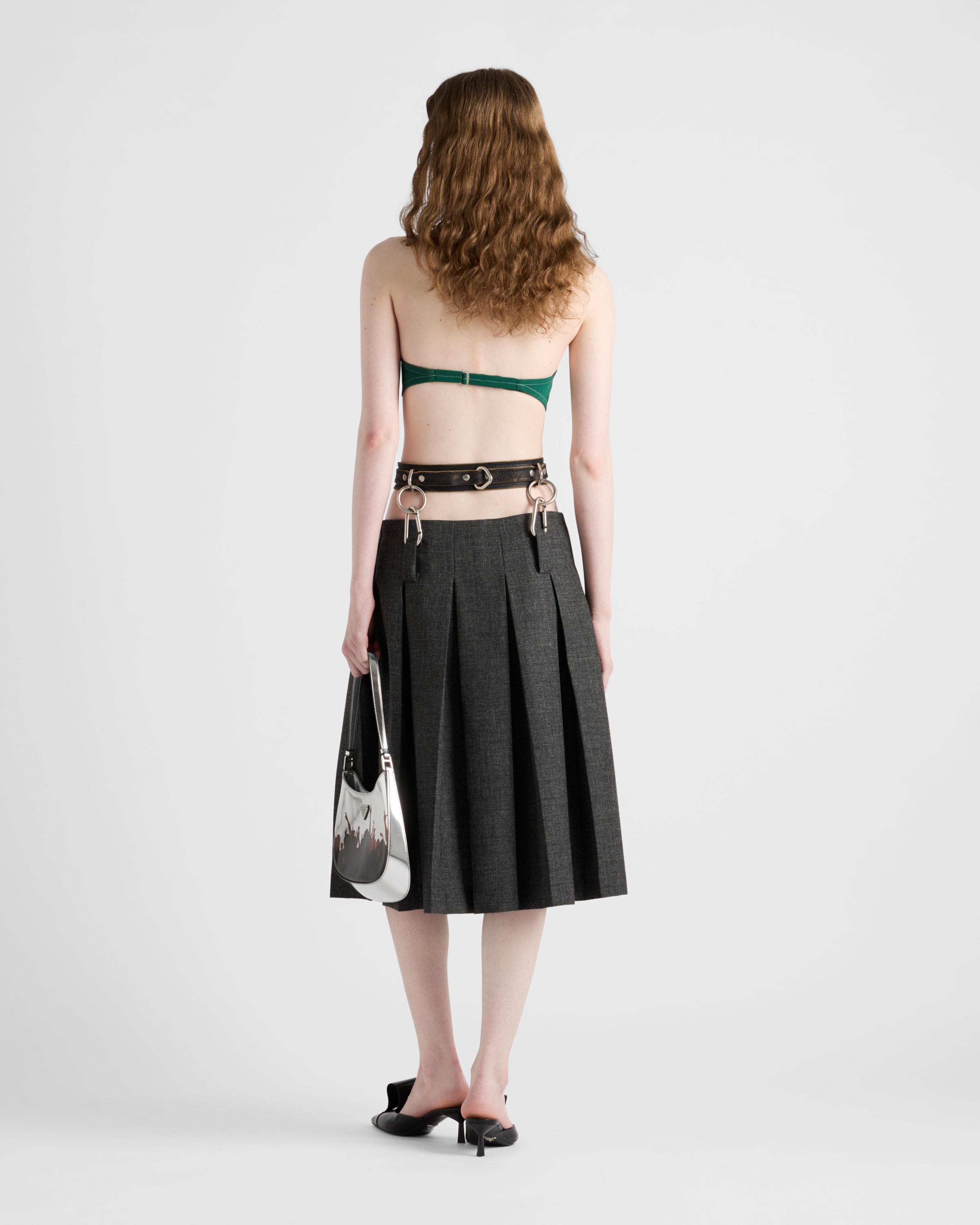 Prada Black Tessuto & Leather Pochette – myGemma| Item #105777