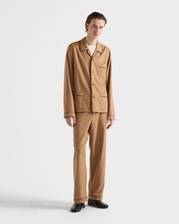 Cashmere pajamas - Camel Brown Cashmere pajamas - Camel Brown