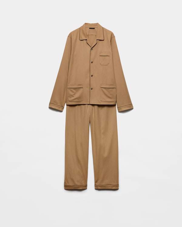 Cashmere pajamas - Camel Brown Cashmere pajamas - Camel Brown