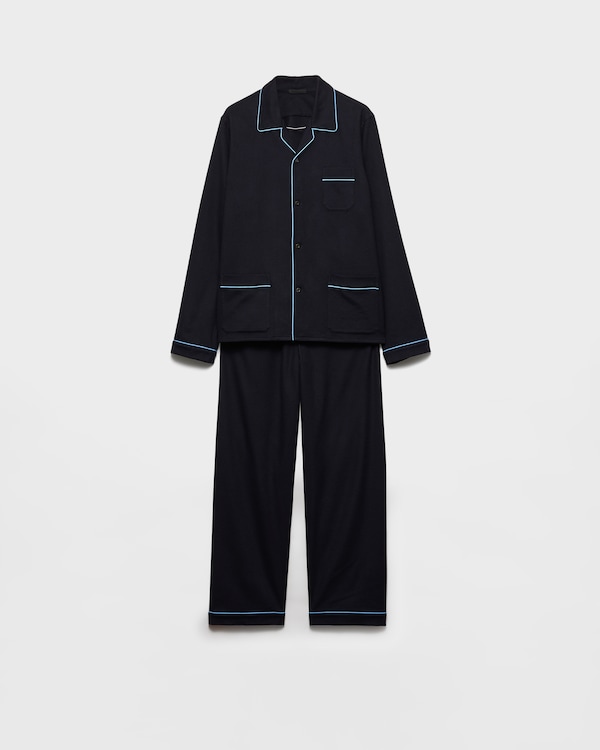 Cashmere pajamas - Blue Cashmere pajamas - Blue