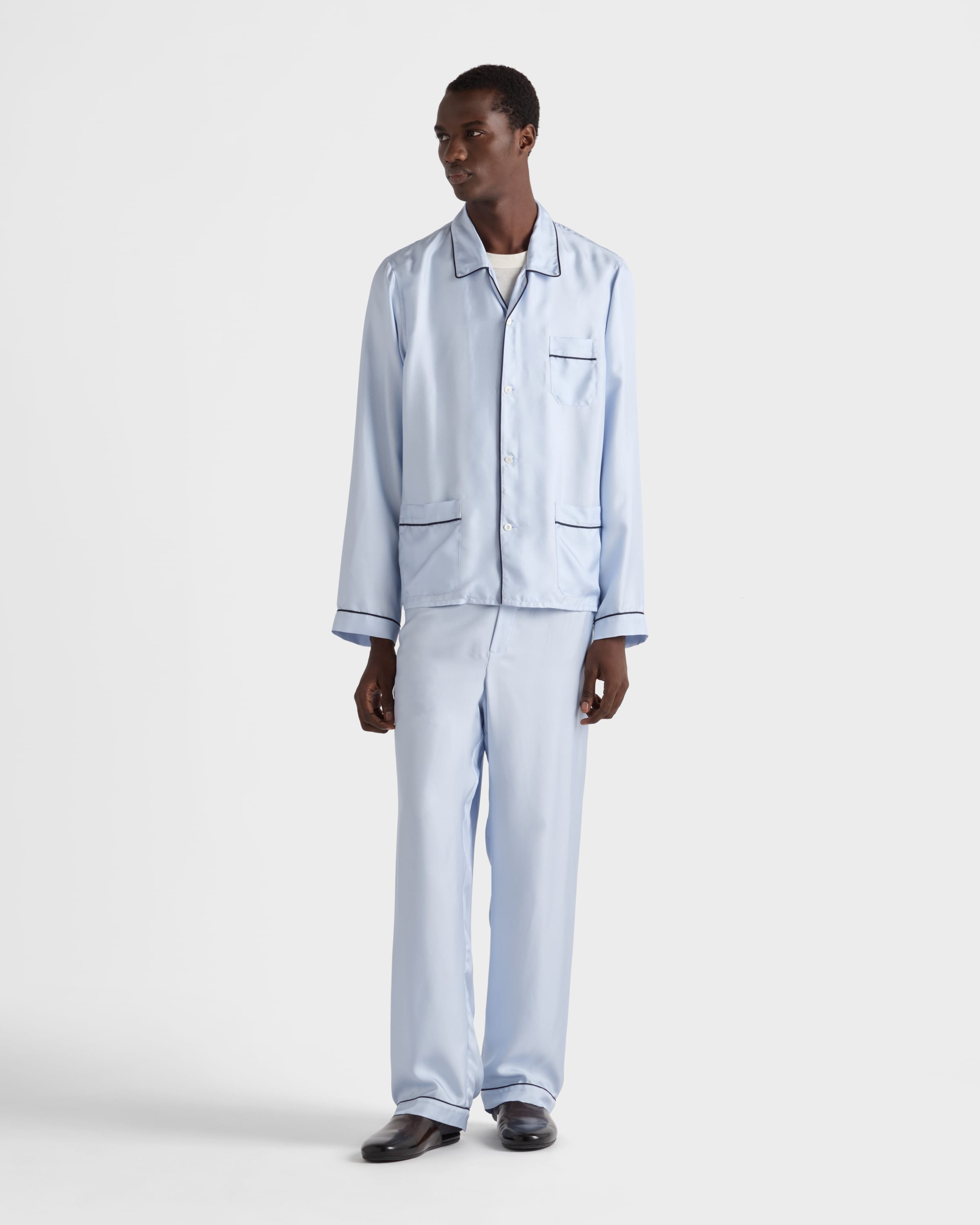 Astro Silk twill pajamas | PRADA - United States