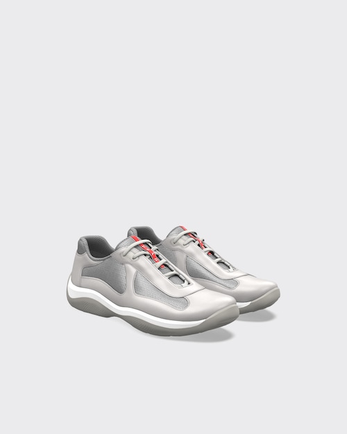 Personalized Prada America's Cup lace-up sneakers | Prada