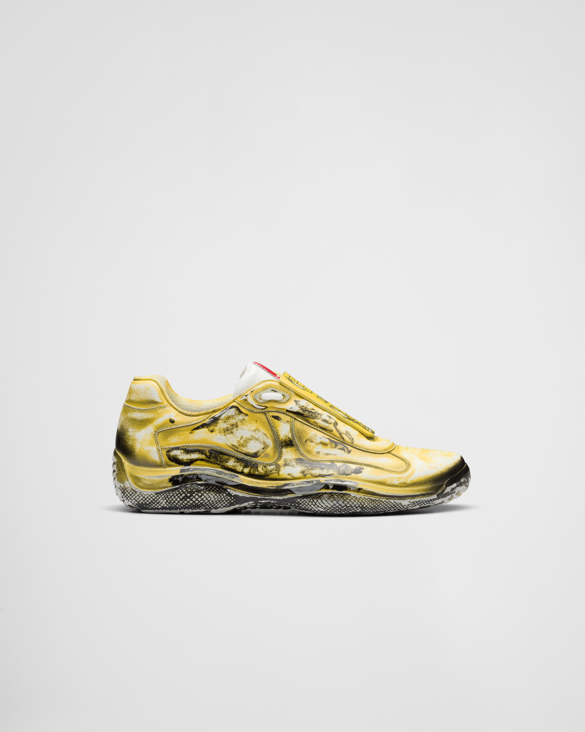 Yellow prada americas cup