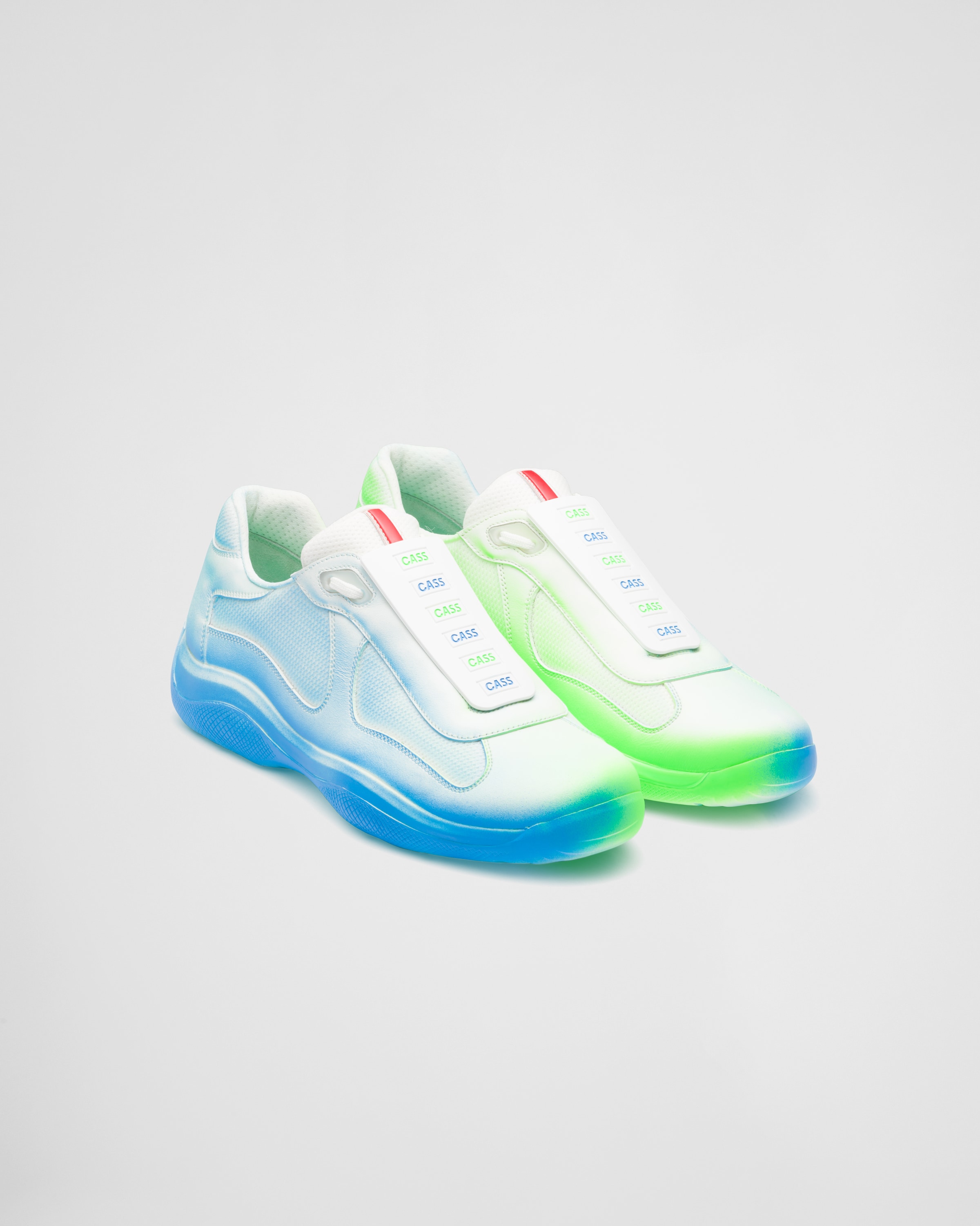 Lime green prada discount sneakers