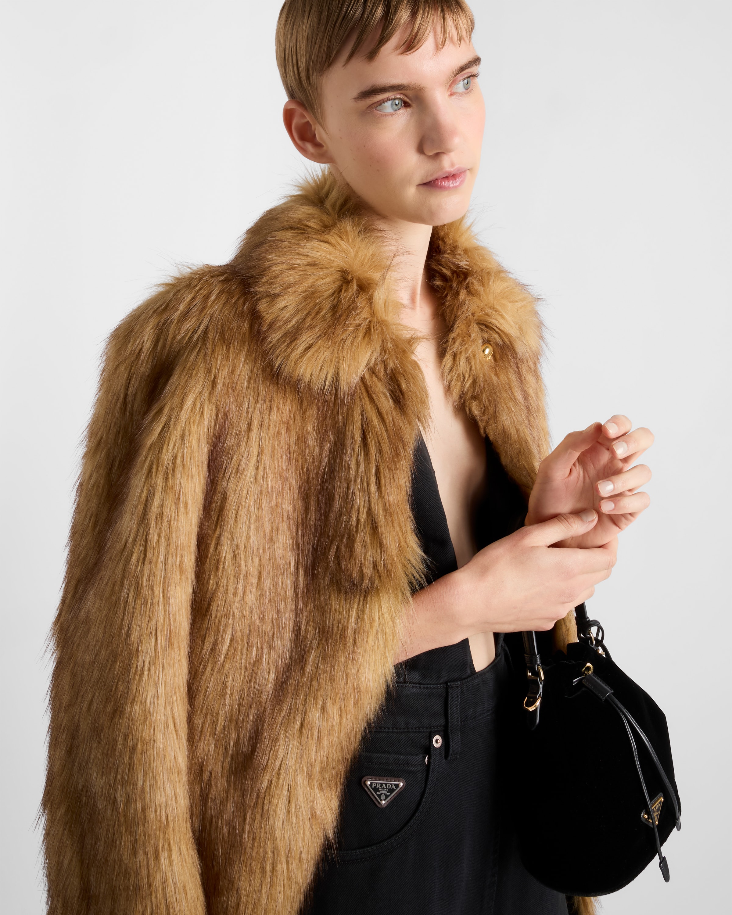 ＊PRADA＊プラダ Aspen ストレート コート PZS025SOOO158M Honey Aspen coat | PRADA