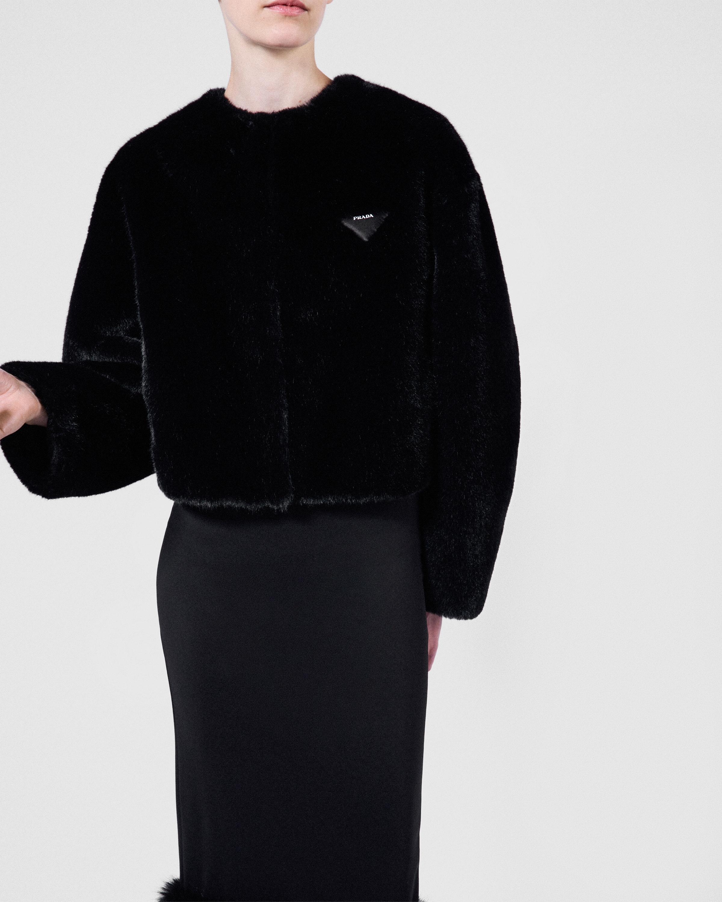【プラダ・PRADA】Aspen jacket Prada Aspen triangle-logo Jacket | Black | FARFETCH