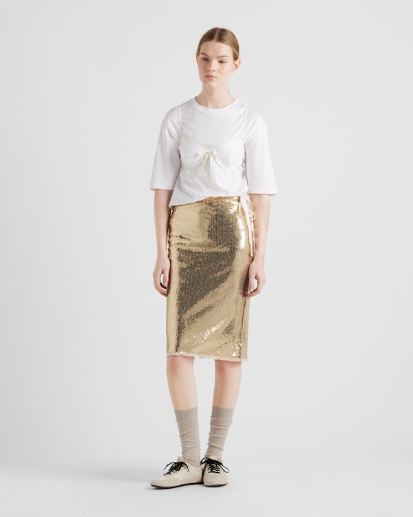 حمالة صدر جيرسيه مزينة بعقدة حمالة صدر جيرسيه مزينة بعقدة