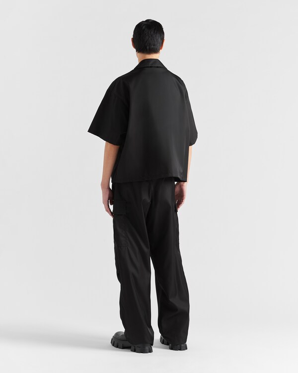 Re-Nylon short-sleeved shirt - Black Re-Nylon short-sleeved shirt - Black