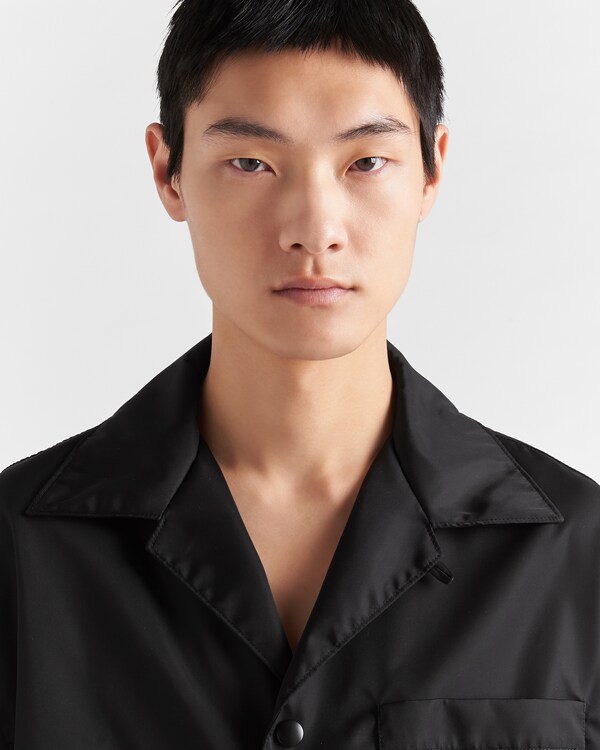 Re-Nylon short-sleeved shirt - Black Re-Nylon short-sleeved shirt - Black