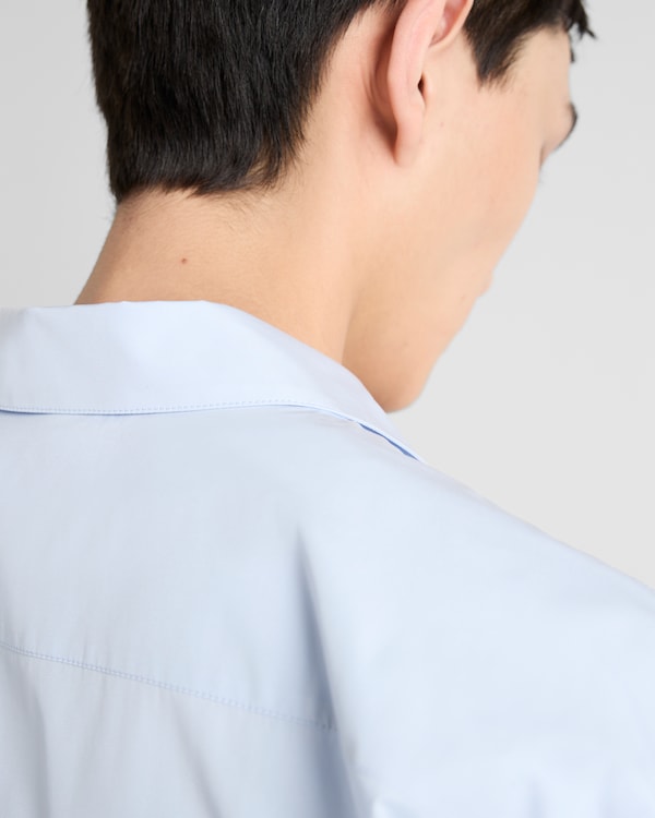 Chemise en coton avec fermeture à glissière Chemise en coton avec fermeture à glissière