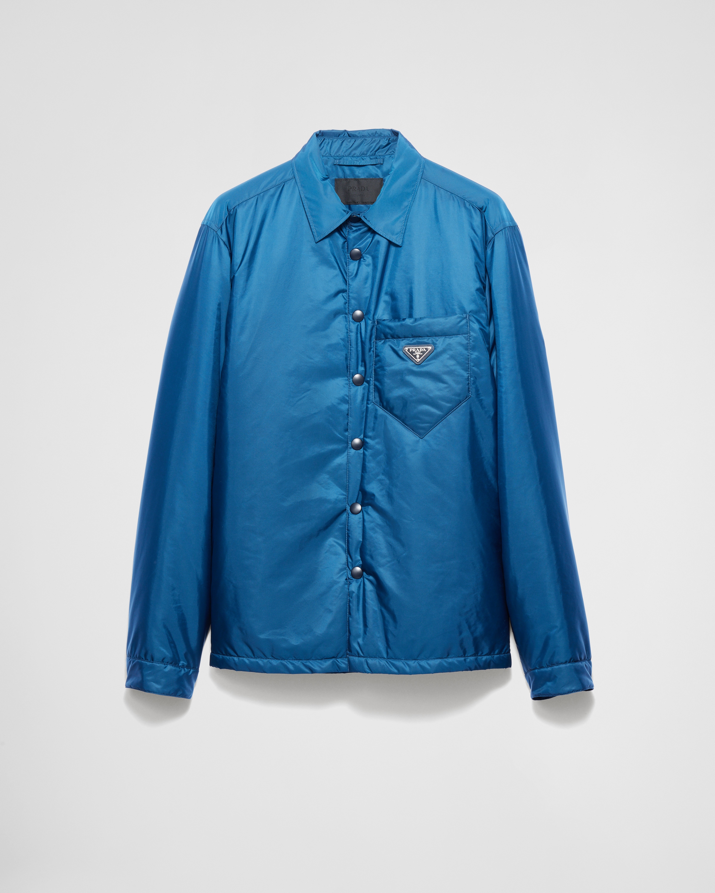 Aviator Blue Light Re nylon Shirt PRADA