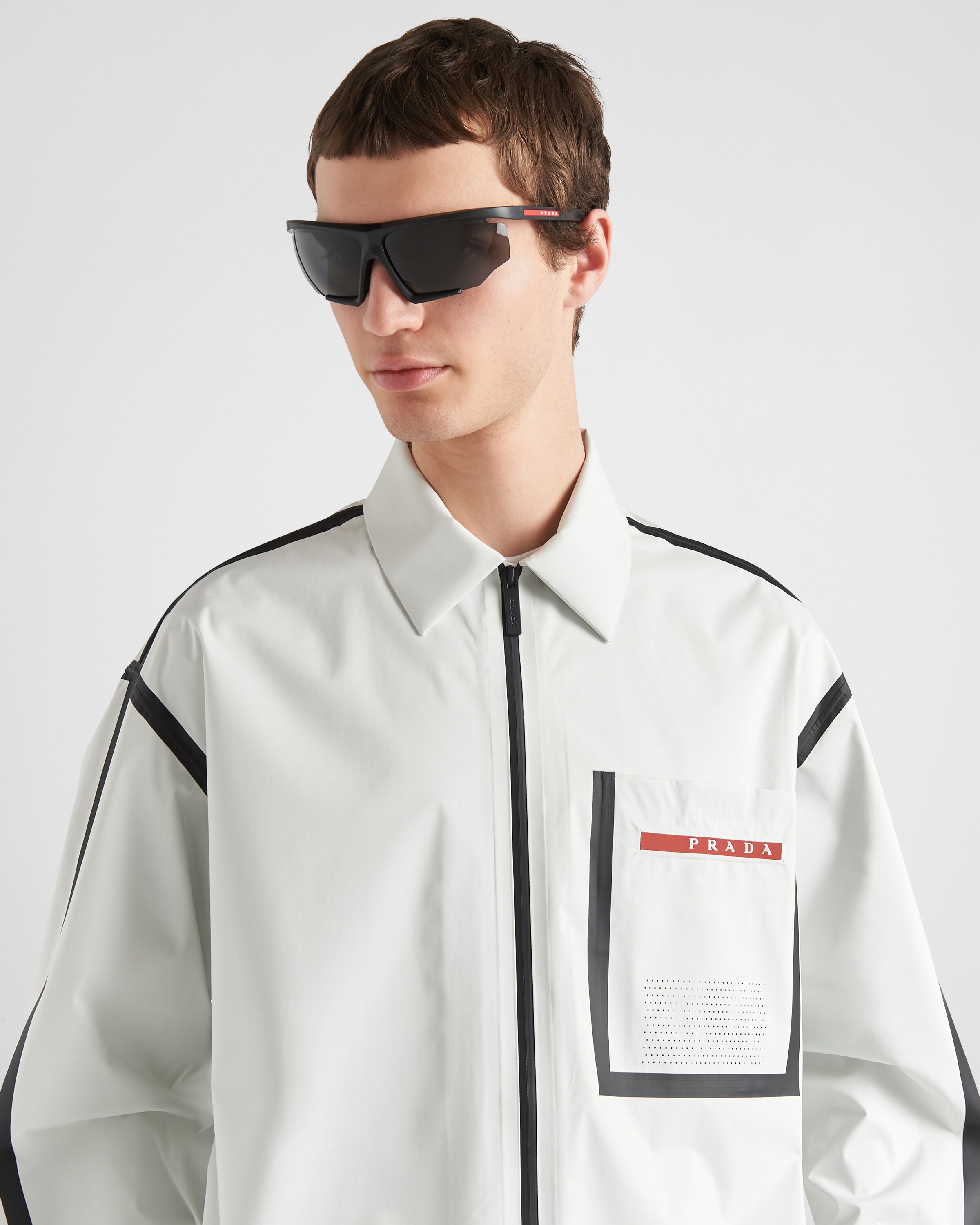 早い者勝ち Chalk White Extreme Tex Light Shirt | PRADA ジャケット・アウター