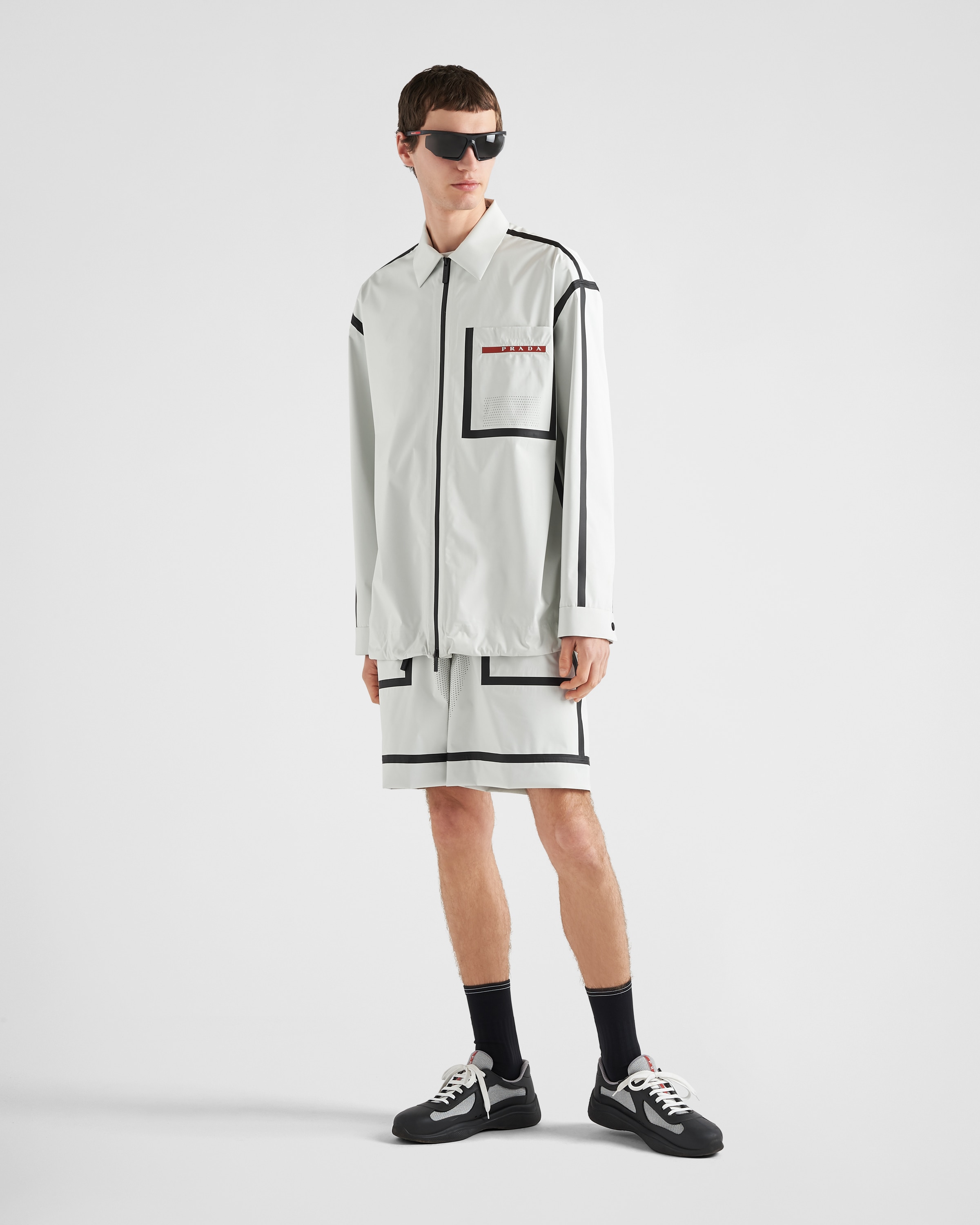 Chalk White Extreme Tex Light Shirt | PRADA