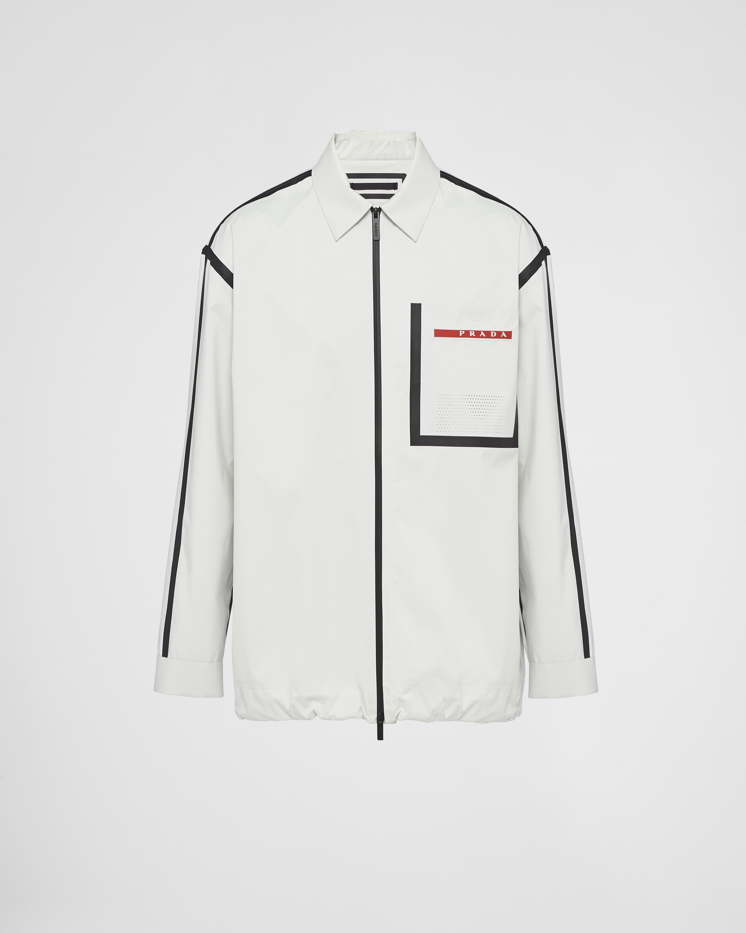 Prada Short-Sleeve Extreme Tex Light Shirt - Orange