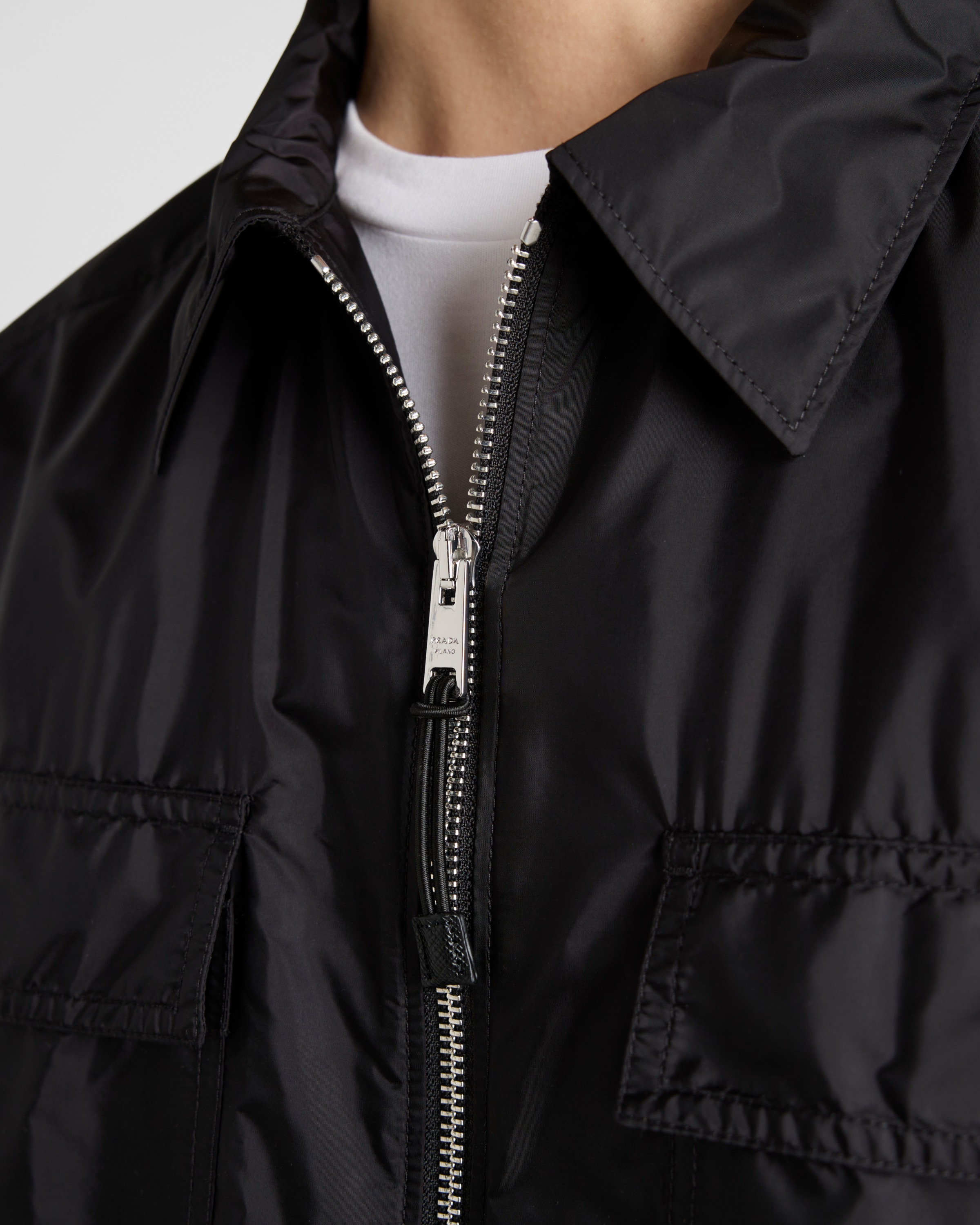 2002aw PRADA zip shirt - トップス工場 直営 店