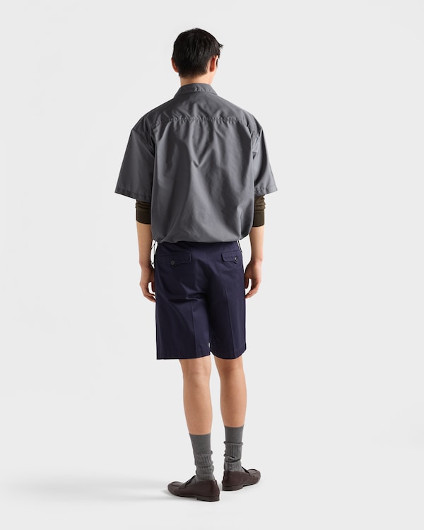 Short-sleeved light Re-Nylon shirt - Iron Gray Short-sleeved light Re-Nylon shirt - Iron Gray
