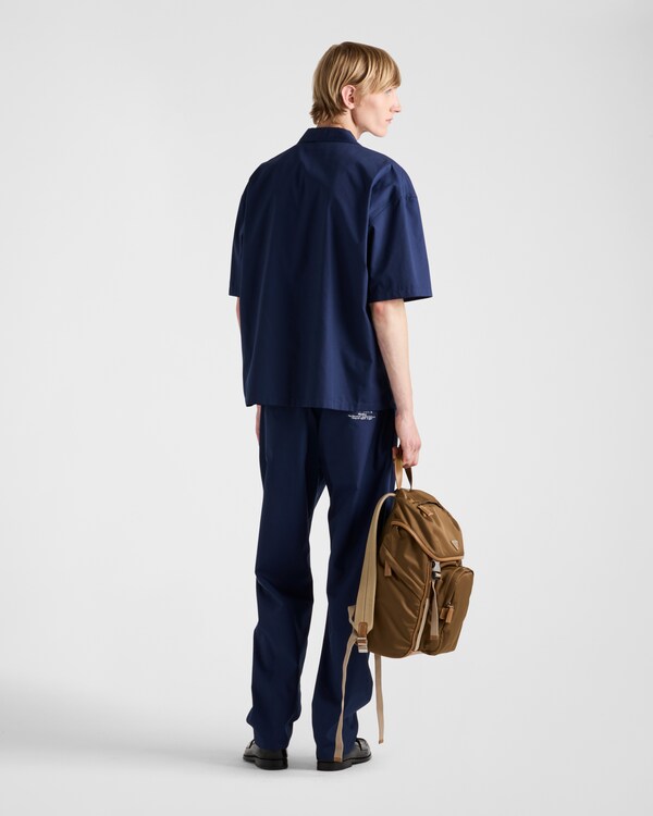 Short-sleeved technical cotton shirt Short-sleeved technical cotton shirt