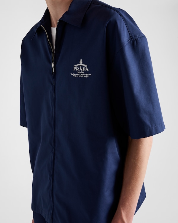 Short-sleeved technical cotton shirt Short-sleeved technical cotton shirt