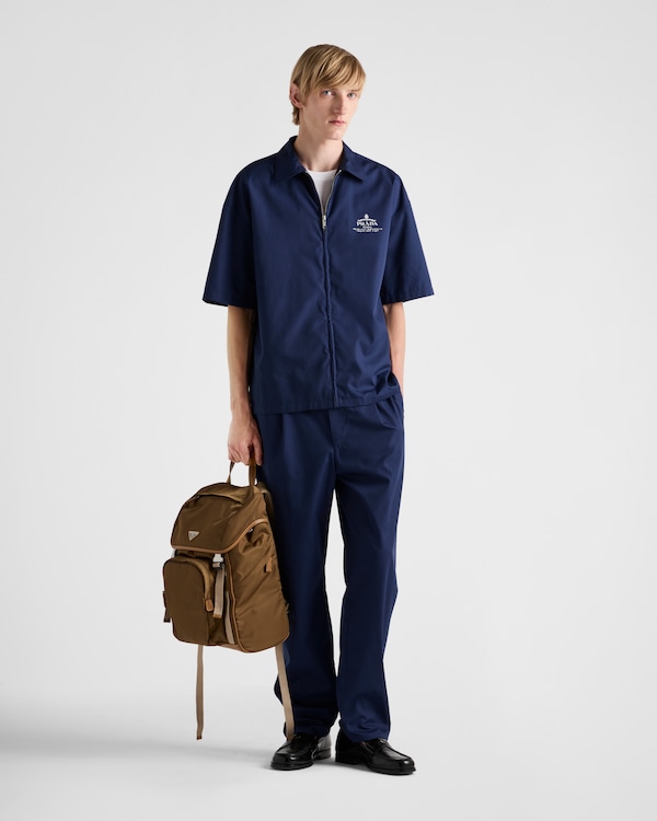 Short-sleeved technical cotton shirt Short-sleeved technical cotton shirt