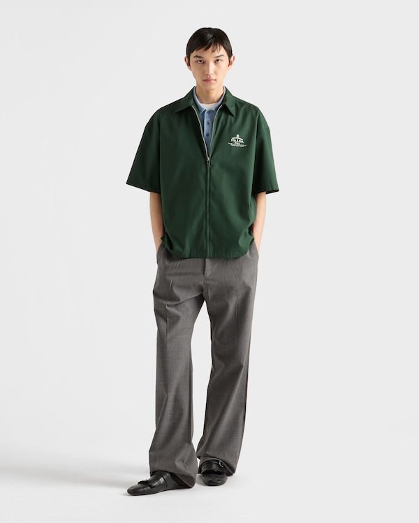 Chemise à manches courtes en coton technique Chemise à manches courtes en coton technique