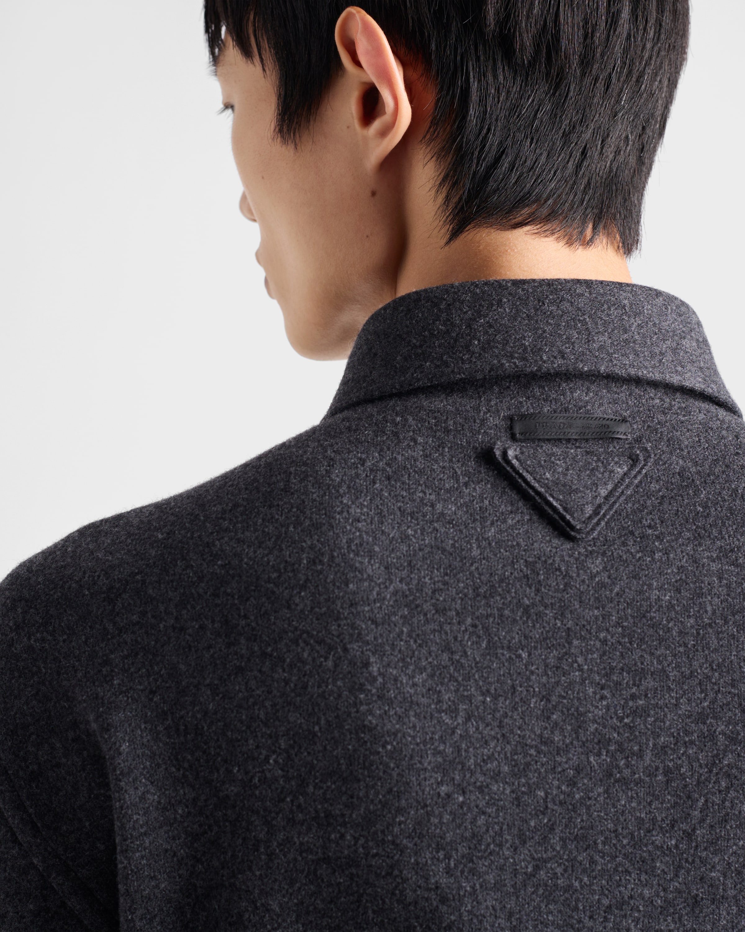 Wool blend shirt
