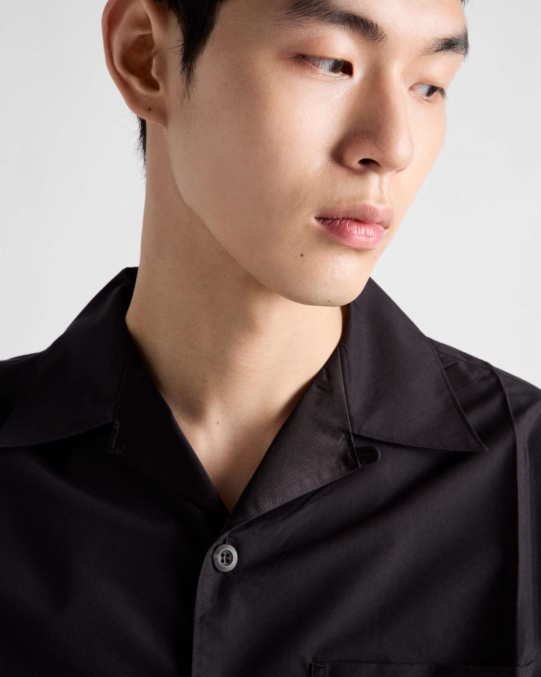 Prada Men Hawaii Batista Cotton Short-Sleeved Shirt