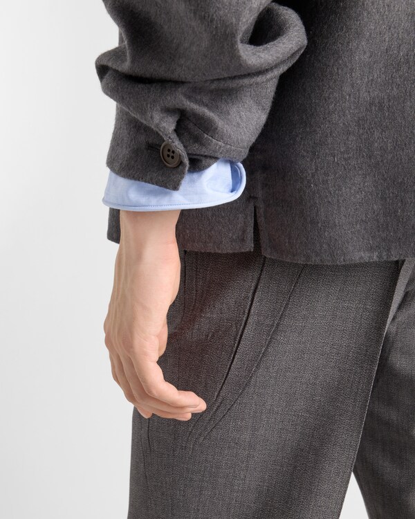 Chemise en cachemire - Gris Ardoise Chemise en cachemire - Gris Ardoise