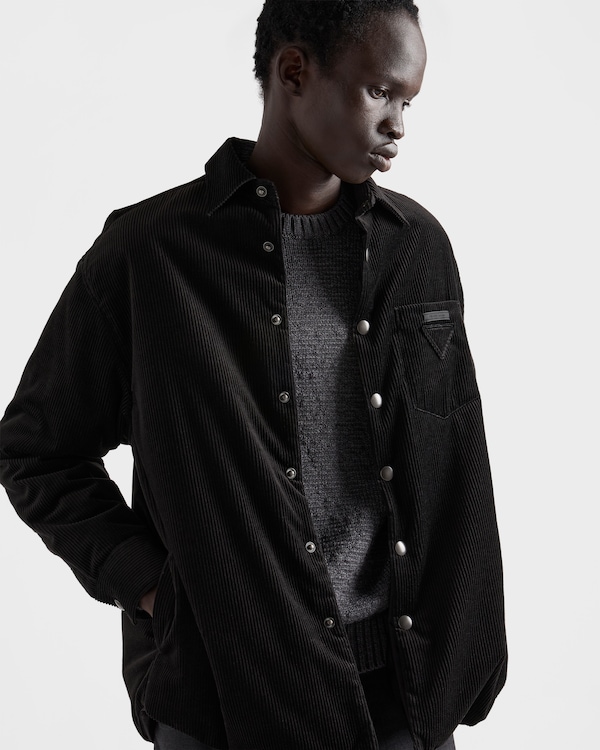 Corduroy shirt - Black Corduroy shirt - Black