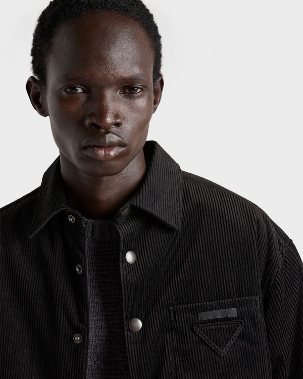 Corduroy shirt - Black Corduroy shirt - Black