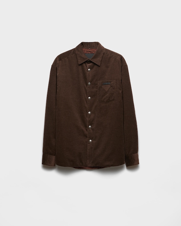 Ebony Corduroy shirt | PRADA