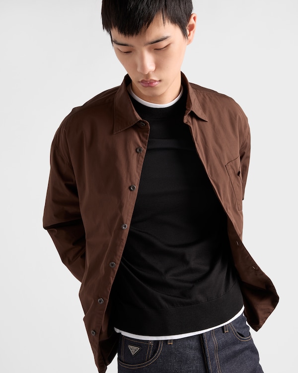 Cotton padded shirt - Ebony Cotton padded shirt - Ebony