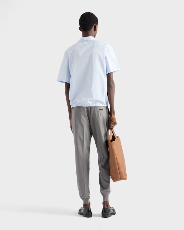 Chemise en coton à manches courtes Chemise en coton à manches courtes