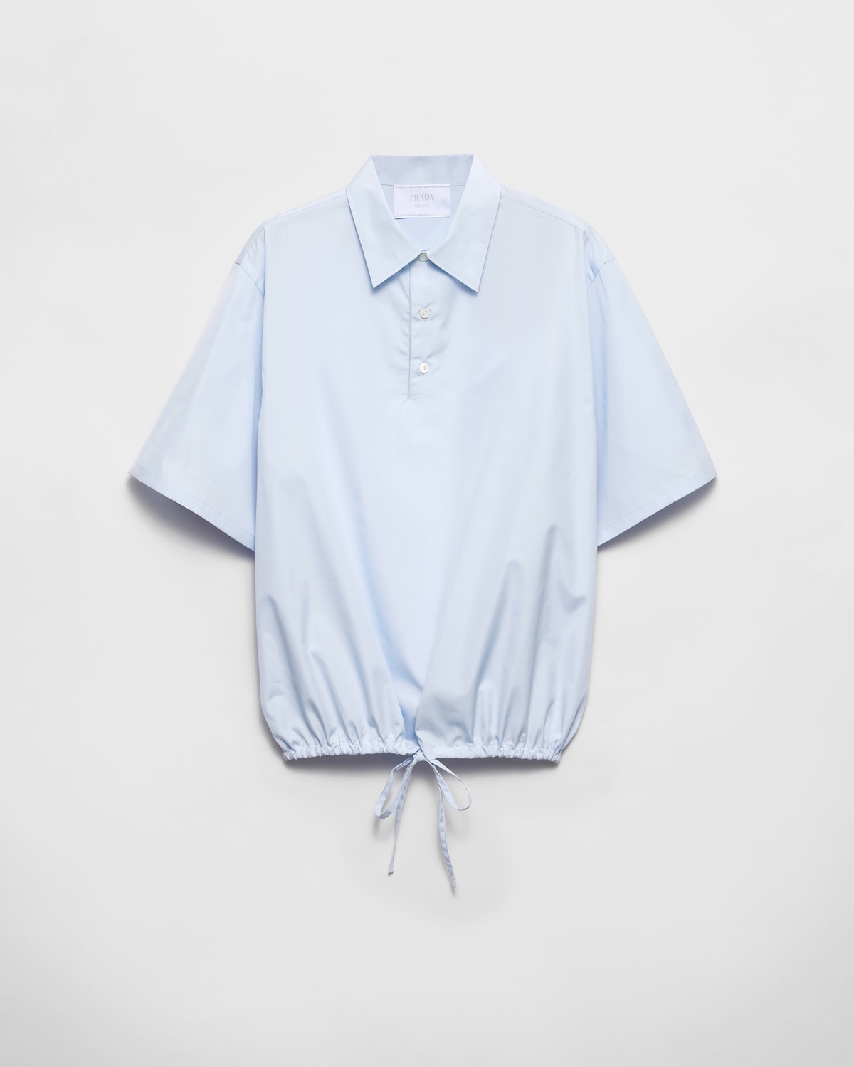 Prada 25 Short Blue Cotton