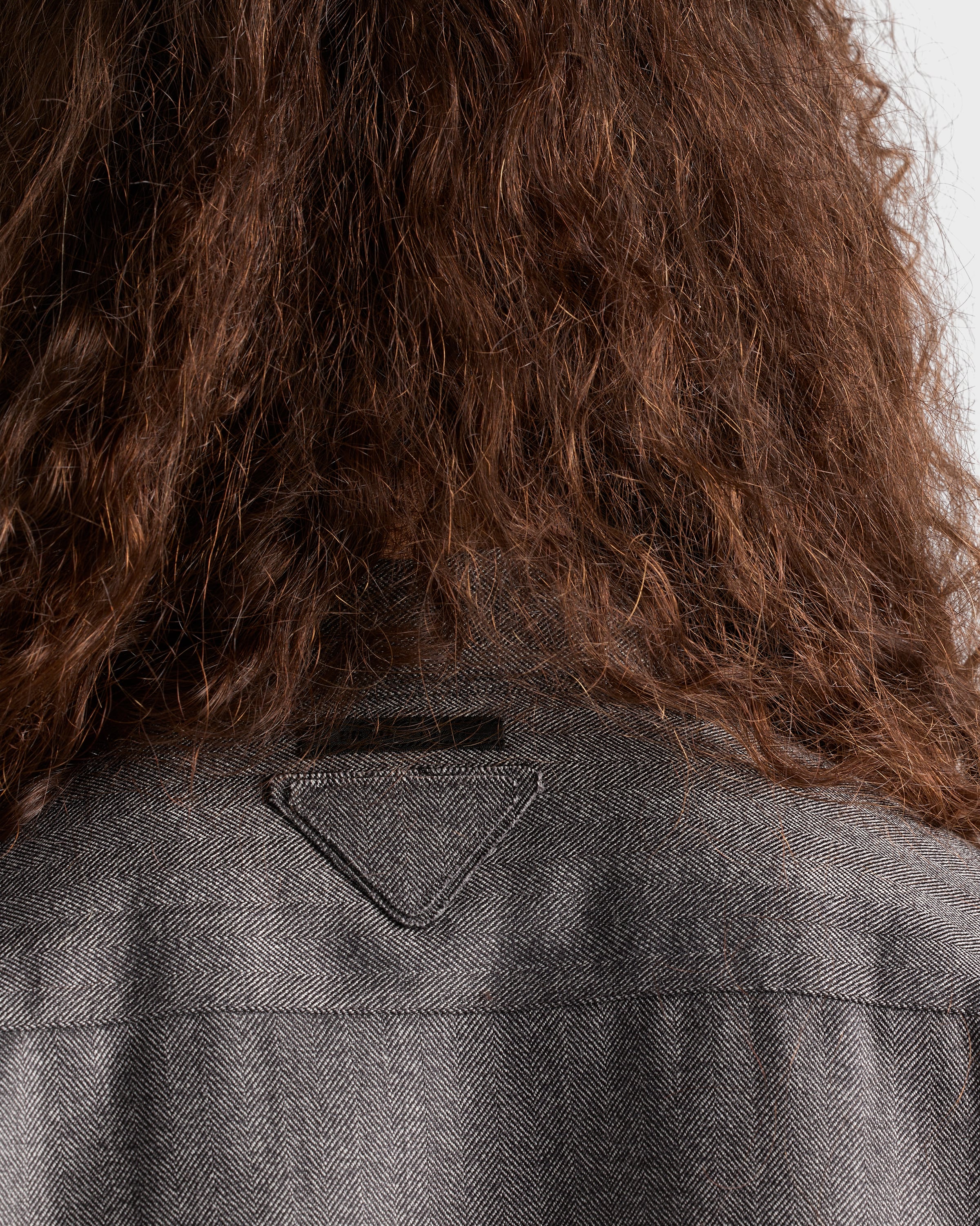 Wool zipper shirt