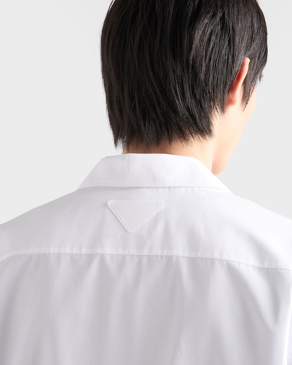 Short-sleeved cotton shirt - White Short-sleeved cotton shirt - White