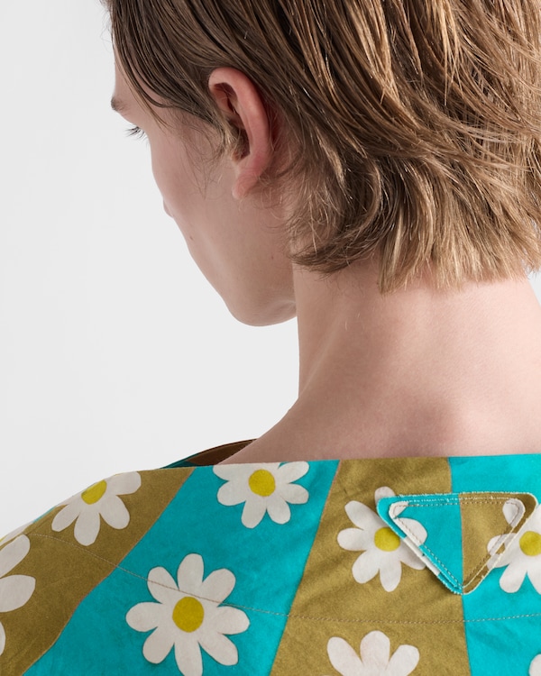 Printed cotton shirt - Anise/Fern Printed cotton shirt - Anise/Fern