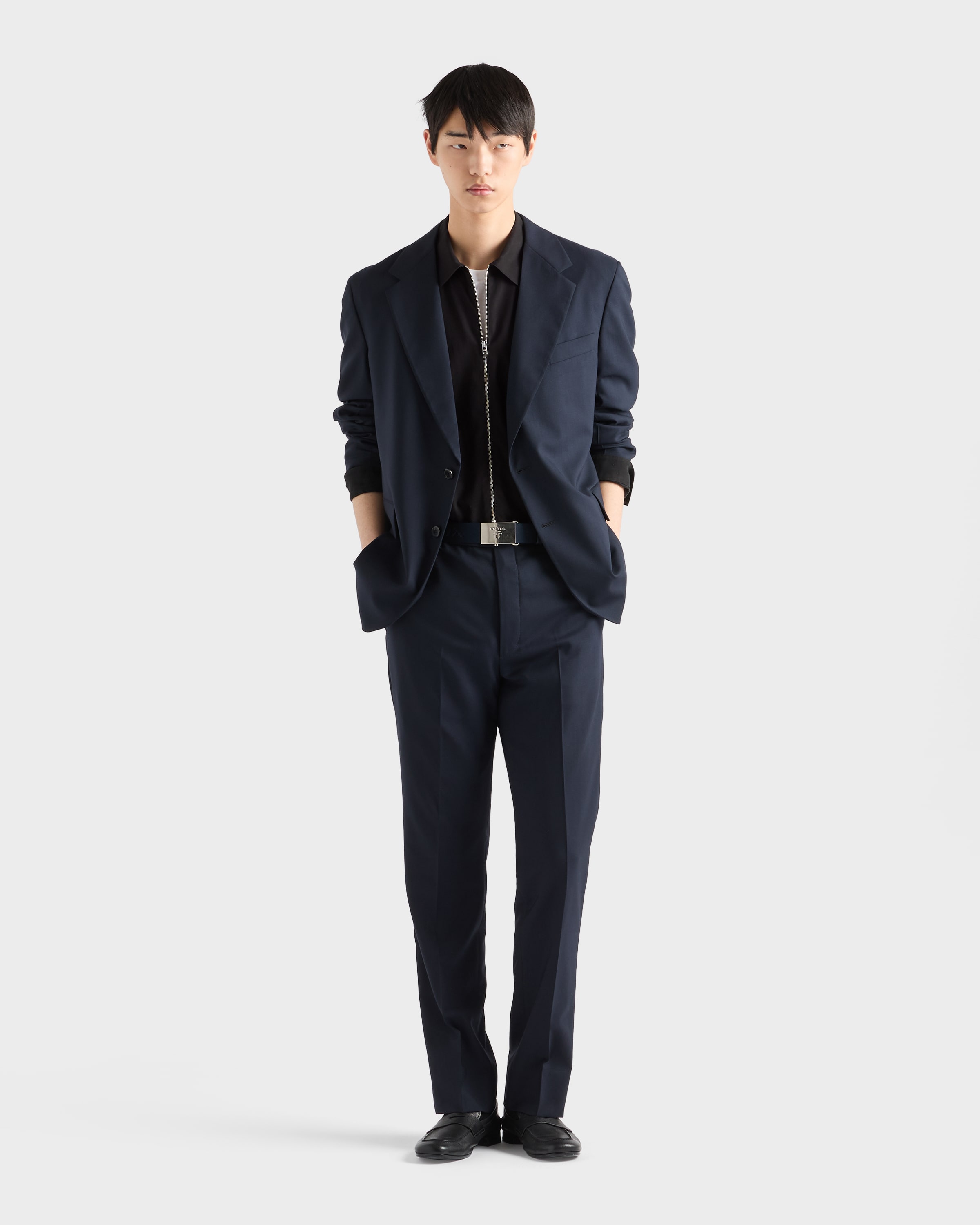 ブラック コットン シャツ | PRADA - 日本
