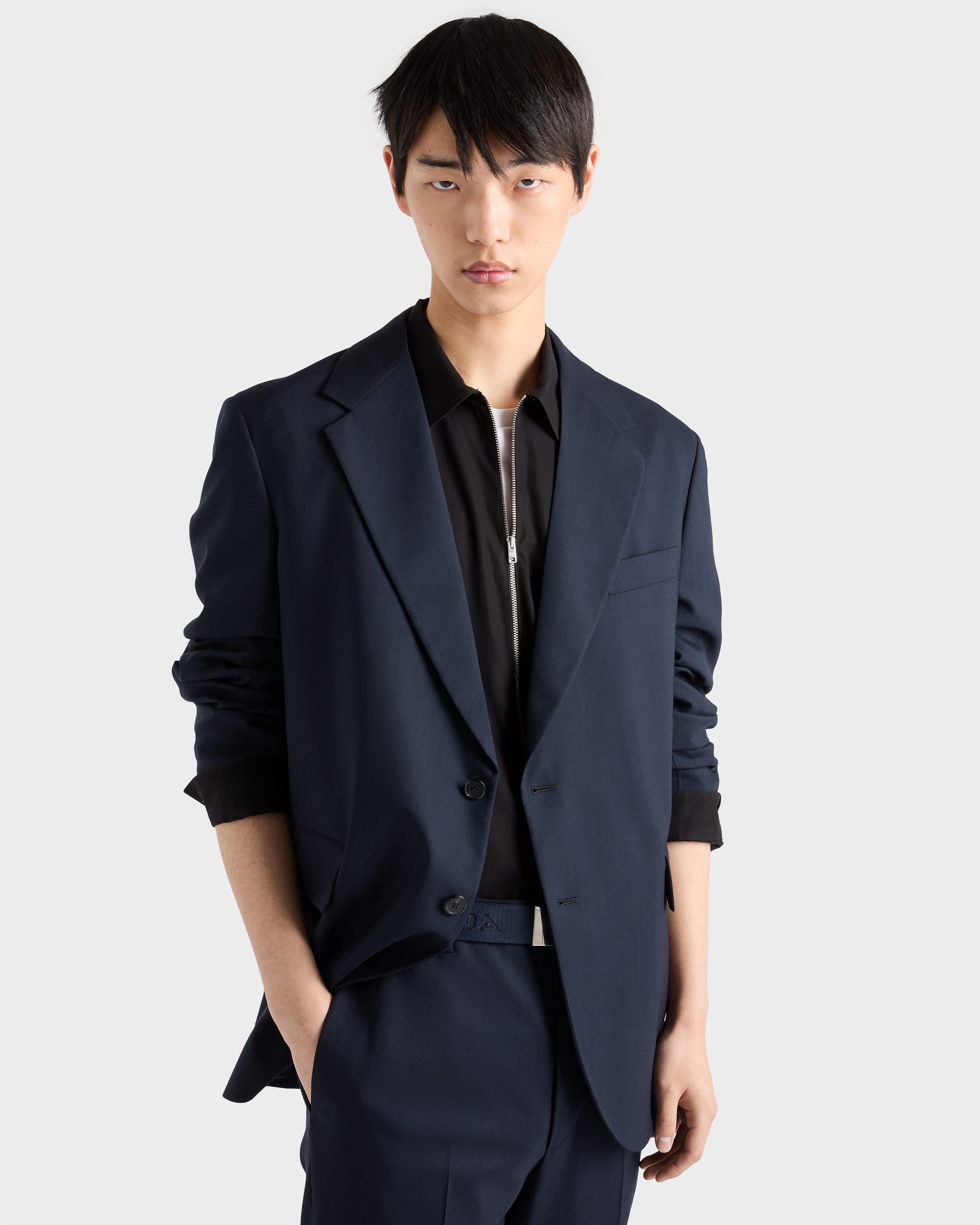 ブラック コットン シャツ | PRADA - 日本