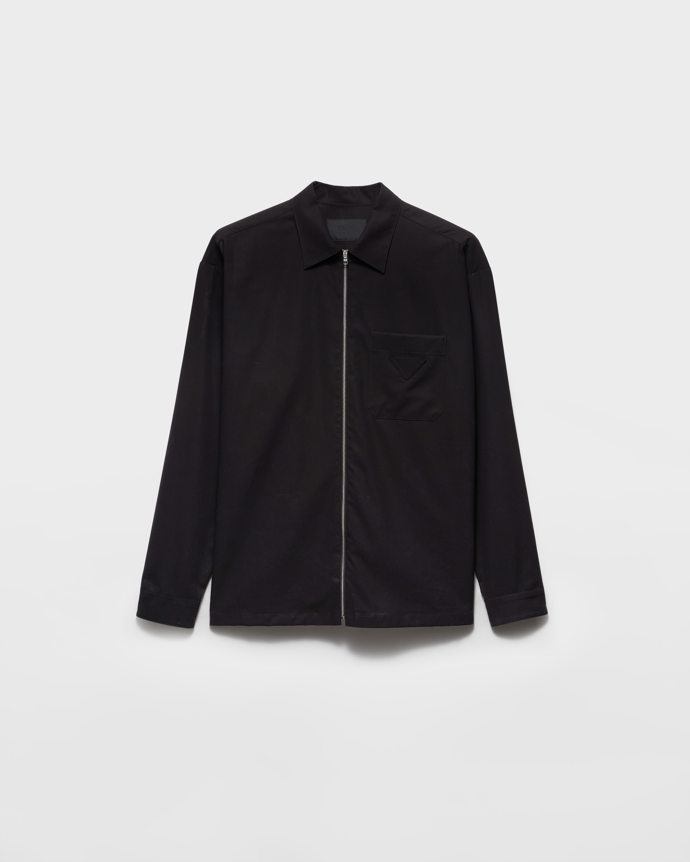 プラダ PRADA P460CR S181 1RFE シャツ Black Nappa leather shirt | PRADA - United States